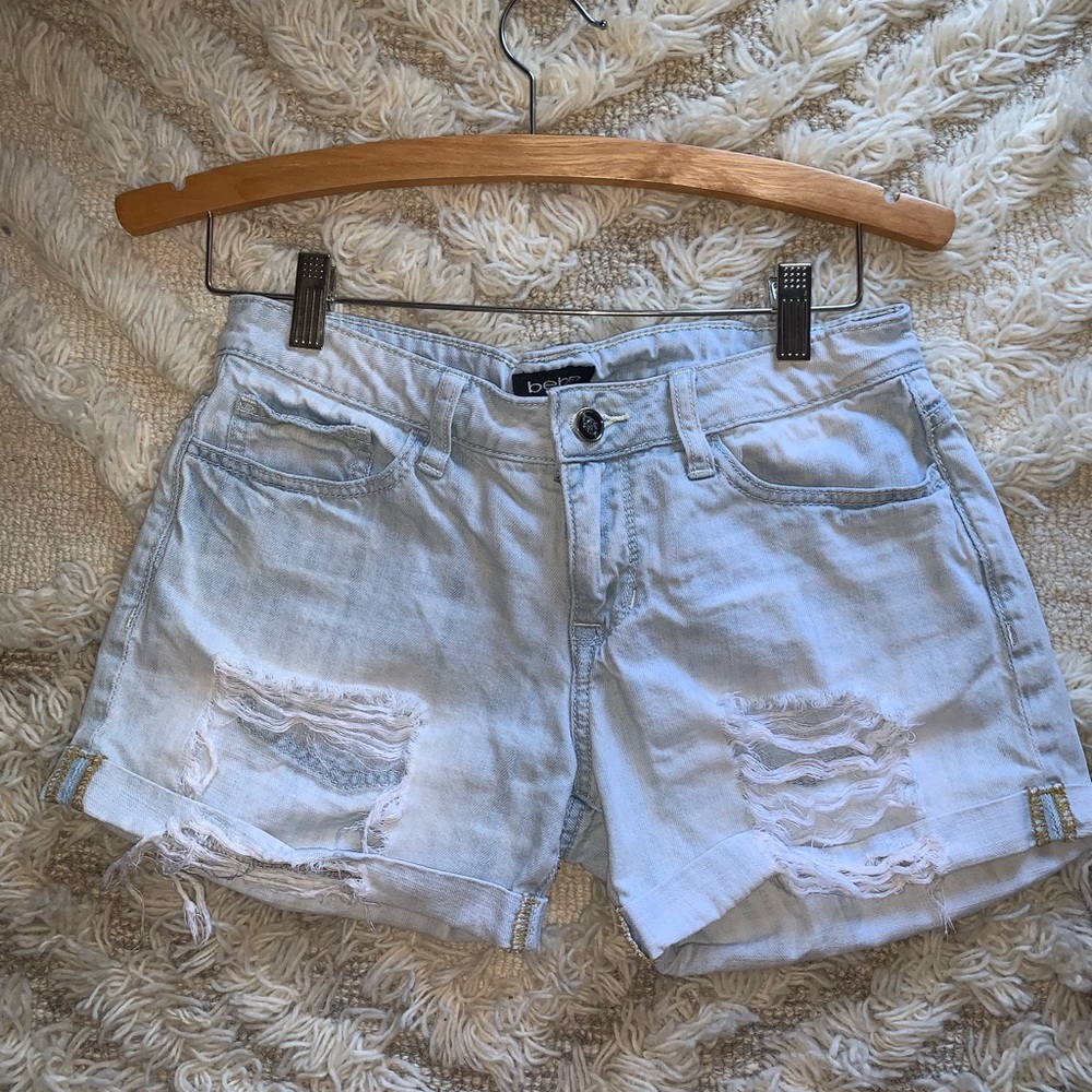 Bebe Jean shorts